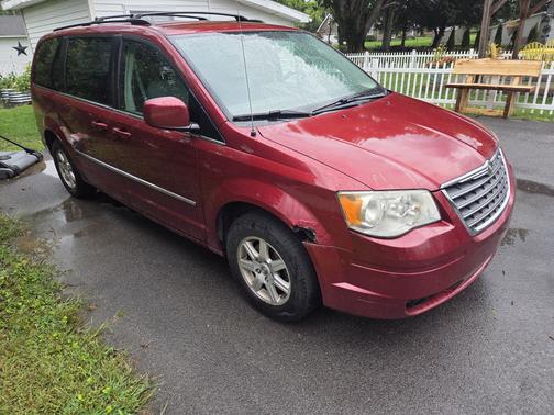Red 2010 Chrysler Town & Country Touring