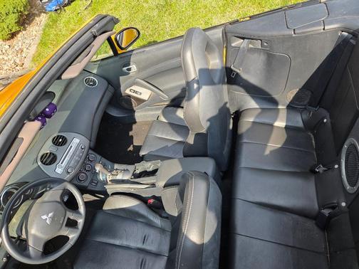 Yellow 2009 Mitsubishi Eclipse Spyder GS