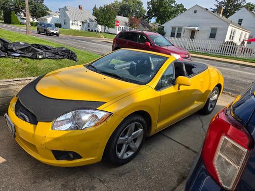 Yellow 2009 Mitsubishi Eclipse Spyder GS