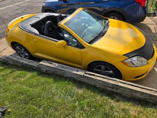 Yellow 2009 Mitsubishi Eclipse Spyder GS