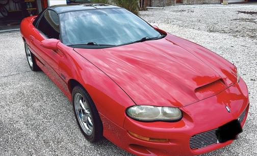 Red 2002 Chevrolet Camaro Z28