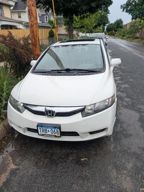 White 2010 Honda Civic EX