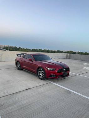 Red 2016 Ford Mustang EcoBoost Premium