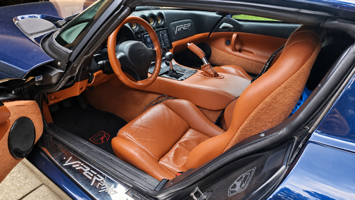 Blue 2001 Dodge Viper RT-10