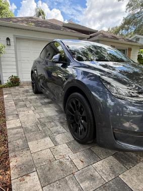 Gray 2023 Tesla Model Y Long Range