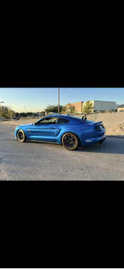 Blue 2021 Ford Mustang GT Premium
