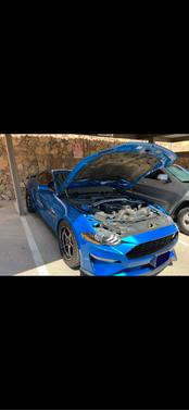 Blue 2021 Ford Mustang GT Premium