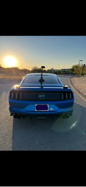 Blue 2021 Ford Mustang GT Premium
