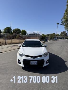 White 2016 Toyota Corolla S