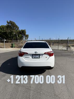 White 2016 Toyota Corolla S