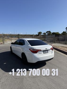 White 2016 Toyota Corolla S