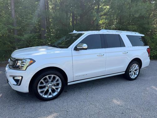 White 2019 Ford Expedition Max Platinum