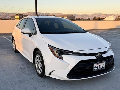 White 2024 Toyota Corolla LE