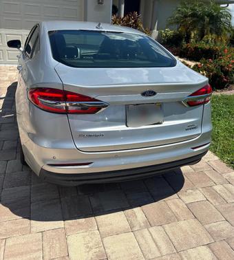 Silver 2019 Ford Fusion Hybrid SEL