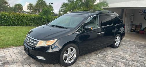 Black 2012 Honda Odyssey Touring Elite