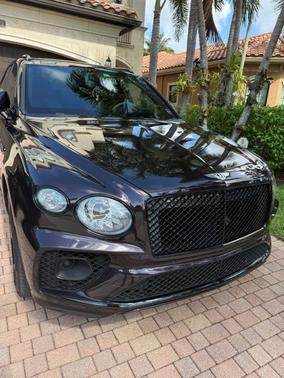 Red 2021 Bentley Bentayga V8