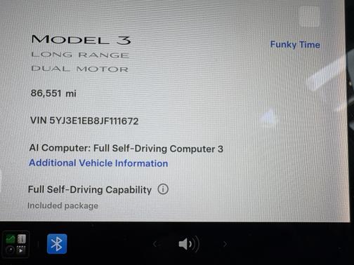 White 2018 Tesla Model 3 Long Range