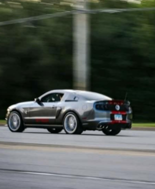 Silver 2014 Ford Mustang Shelby GT500
