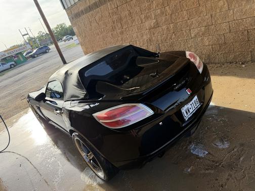 Black 2008 Saturn Sky Red Line