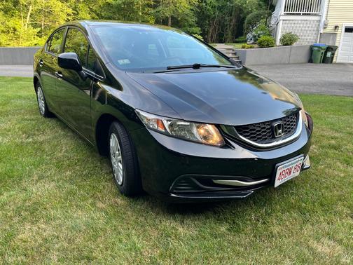 Black 2013 Honda Civic LX