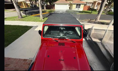 Red 2006 Jeep Wrangler X
