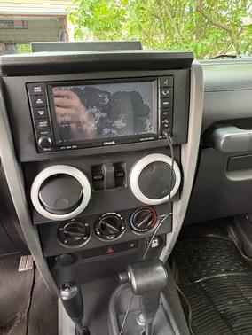 Red 2008 Jeep Wrangler Sahara
