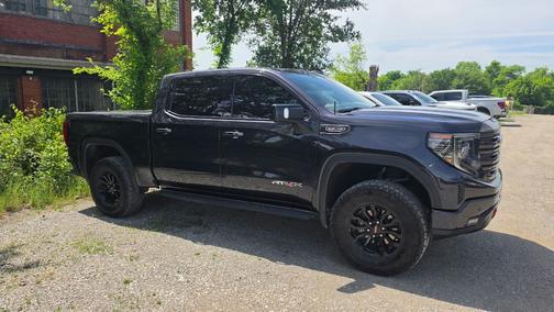 Blue 2022 GMC Sierra 1500 AT4X