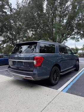 Blue 2022 Ford Expedition Max XLT