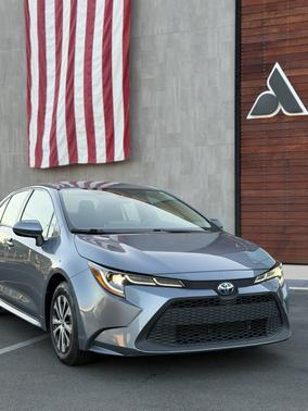 Blue 2022 Toyota Corolla Hybrid LE