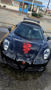 Black 2016 Alfa Romeo 4C Spider Base