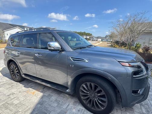 Gray 2022 Nissan Armada Platinum