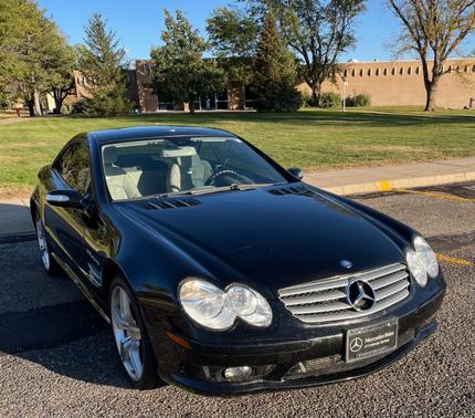 Black 2005 Mercedes-Benz SL-Class SL55 AMG