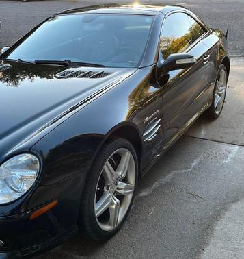 Black 2005 Mercedes-Benz SL-Class SL55 AMG