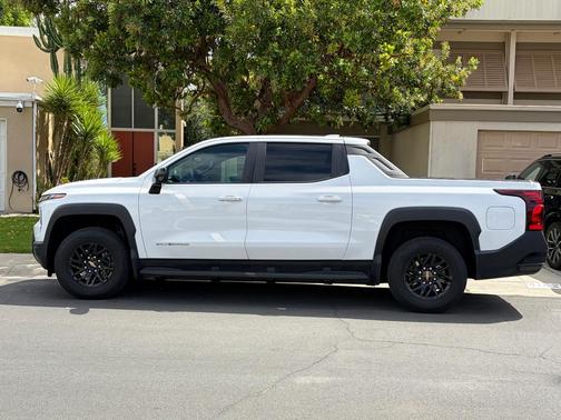 White 2024 Chevrolet Silverado EV WT