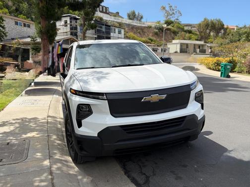 White 2024 Chevrolet Silverado EV WT