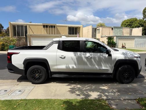White 2024 Chevrolet Silverado EV WT