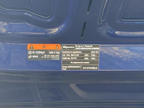 Blue 2021 Porsche Taycan Taycan