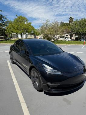 Black 2022 Tesla Model 3 Long Range