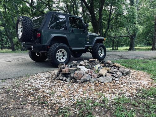 Green 2003 Jeep Wrangler Sport