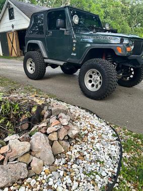 Green 2003 Jeep Wrangler Sport