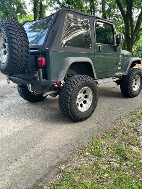 Green 2003 Jeep Wrangler Sport