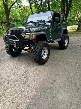 Green 2003 Jeep Wrangler Sport