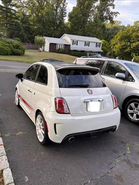 White 2015 FIAT 500 Abarth