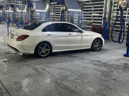 White 2016 Mercedes-Benz C-Class C 300 4MATIC Luxury