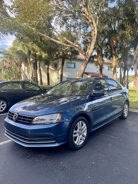 Blue 2018 Volkswagen Jetta 1.4T S