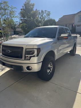 Silver 2013 Ford F-150 Lariat
