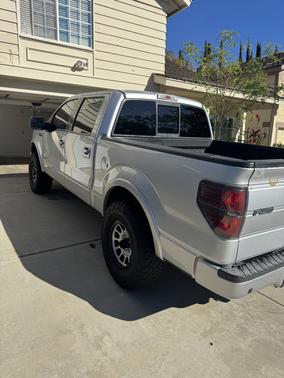 Silver 2013 Ford F-150 Lariat