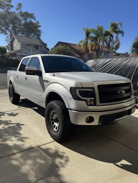 Silver 2013 Ford F-150 Lariat