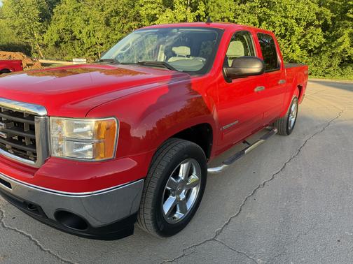 Red 2009 GMC Sierra 1500 SLE1 Crew Cab