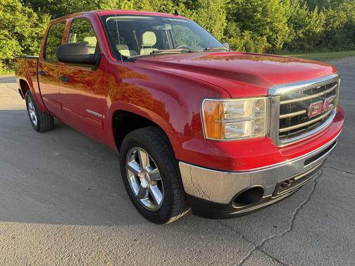 Red 2009 GMC Sierra 1500 SLE1 Crew Cab